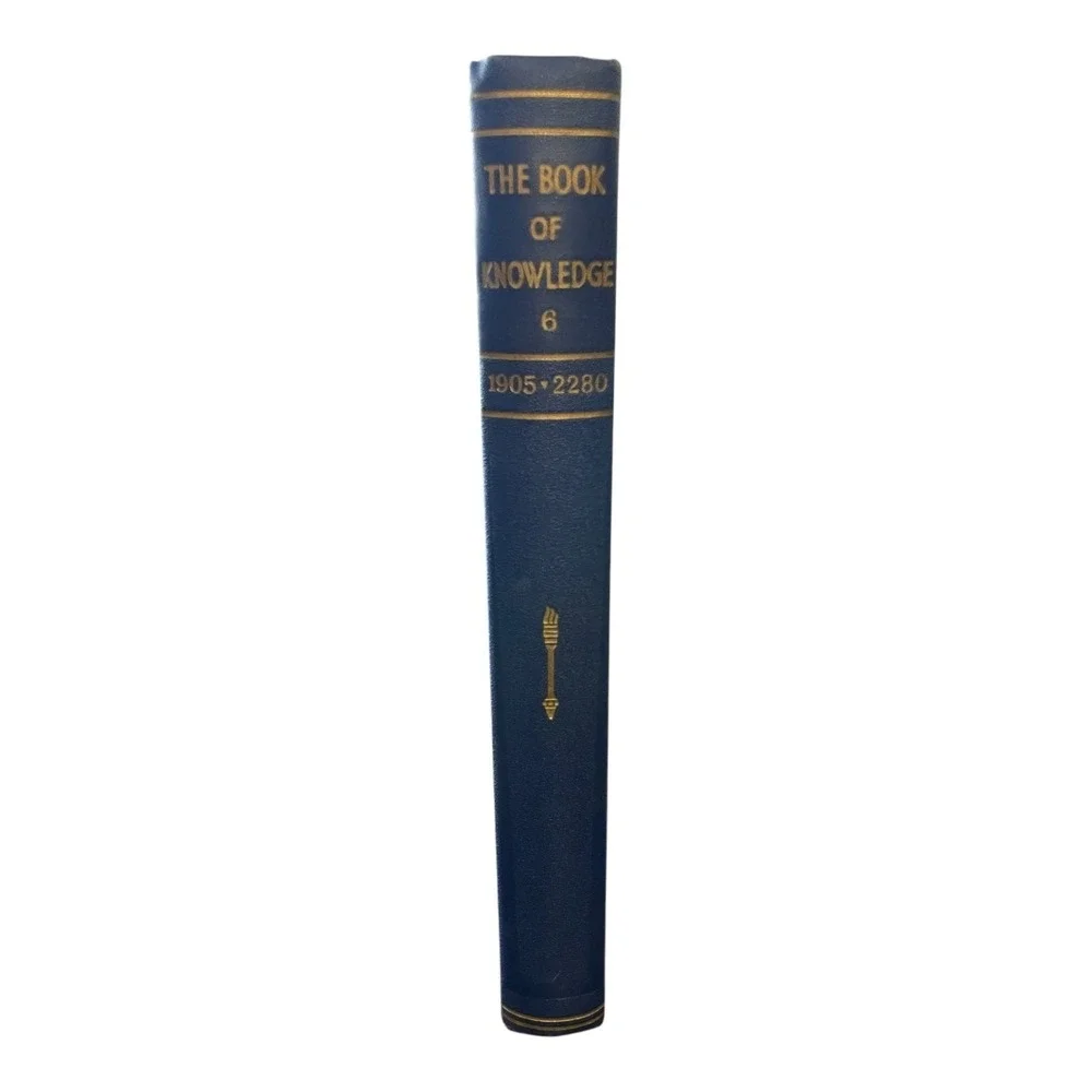 The Book of Knowledge Volume 6 Grolier Society Amalgamated Press 1934 Blue
